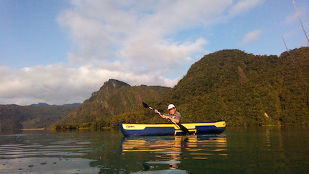 Lake challenge kayak